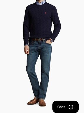Ralph Lauren Varick Slim Straight Mens Jeans 32x32  $129usd